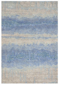 Tibetan Weave Collection 80 of 2'0" X 3'0" Light Gray,Blue