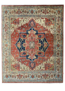 Heriz Collection Rust,Beige