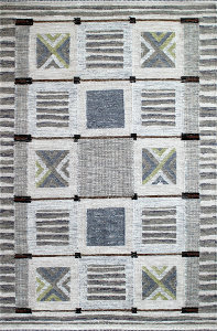 Scandinavian Collection of 6'0" X 9'0" Ivory,Gray