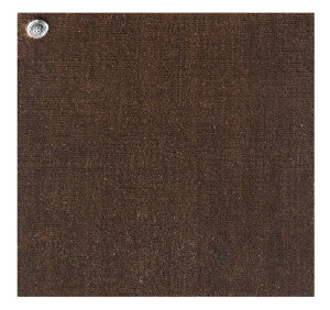 Exotic Fiber Collection of 1'0" X 1'0" Dark Brown,Dark Brown