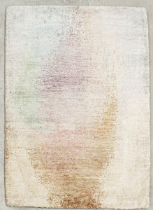 Wool & Silk of 2'0" X 3'0" Multiple Colors,Multiple Colors