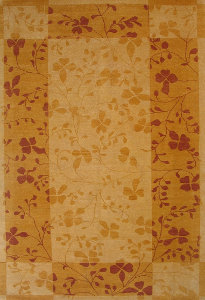 Utopia Collection of 6'0" X 9'0" Ivory,Gold