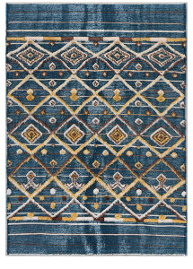 Souf Collection of 4'0" X 6'0" Blue,Beige