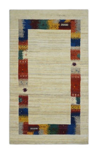 Lori Gabbeh of 4'0" X 6'0" Beige,Multiple Colors