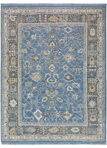 Anatolian Collection of 10'0" X 14'0" Blue,Gray