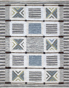 Scandinavian Collection of 8'0" X 11'0" Ivory,Gray