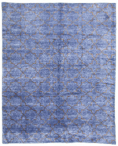 Diamond of 8'0" X 10'0" Blue,Brown