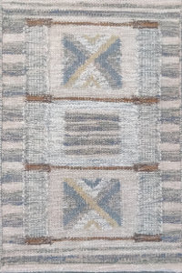 Scandinavian Collection of 2'0" X 3'0" Ivory,Gray