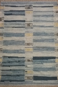 Scandinavian Designs of 2'0" X 3'0" Blue,Blue
