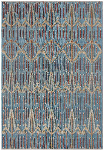 Souf Collection of 7'0" X 10'0" Light Blue,Light Blue