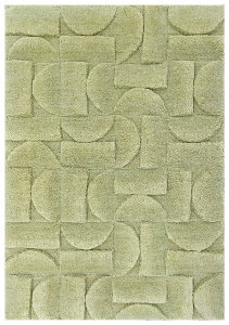 Hand made of 2'0" X 3'0" Light Olive Green,Light Olive Green