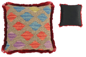 Pillow of 1'0" X 1'0" Rust,Multiple Colors