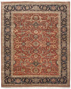 Serapi of 9'0" X 12'0" Rust,Black