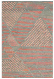 Tibetan Weave Collection 80 of 2'0" X 3'0" Light Gray,Pink, Rose, Salmon