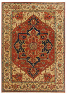 Heriz Collection Rust,Beige