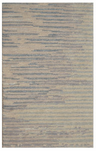 Tibetan Weave Collection 80 of 2'0" X 3'0" Ivory,Light Gray