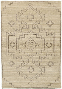 Hand knotted White,White