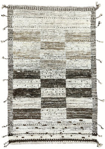 Moroccan Style of 3'0" X 5'0" Light Gray,Gray
